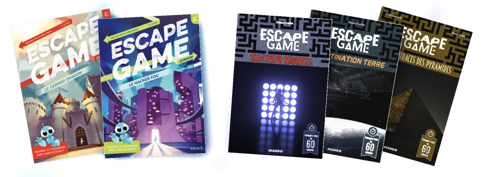livres escape game The Quest factory